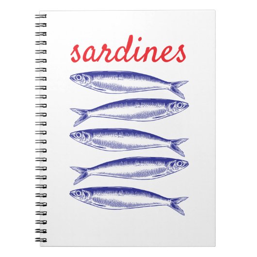 Sardines Notitieboek (Voorkant)