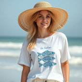 Sardines-Ocean Blue Hawaiian Fisherman Mode T-shirt