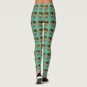 Sardines on Green Leggings (Achterkant)