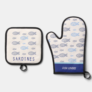 Sardines Ovenwant & Pannenlap Set