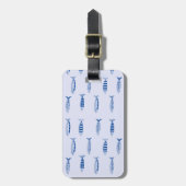 Sardines Patroon Bagagelabel (Voorkant verticaal)