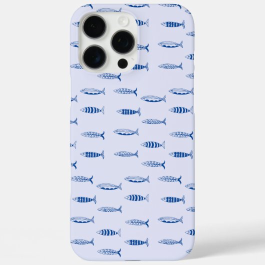 Sardines-patroon Case-Mate iPhone Case (Achterkant)