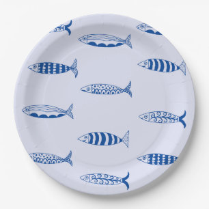 Sardines Patroon Papieren Bordje