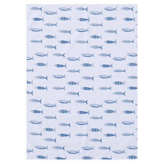 Sardines Patroon Tafelkleed (Voorkant)