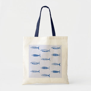 Sardines Patroon Tote Bag