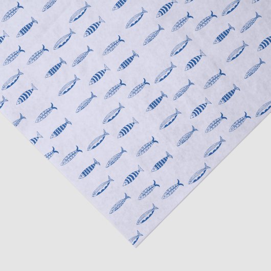 Sardines Pattern Tissuepapier (Detail)