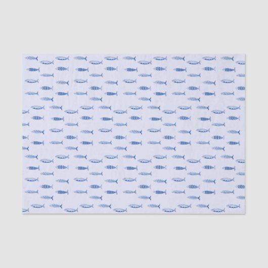 Sardines Pattern Tissuepapier (Voorkant)