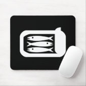 Sardines Pictogram Mousepad Muismat (Met muis)