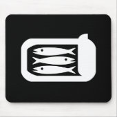 Sardines Pictogram Mousepad Muismat (Voorkant)