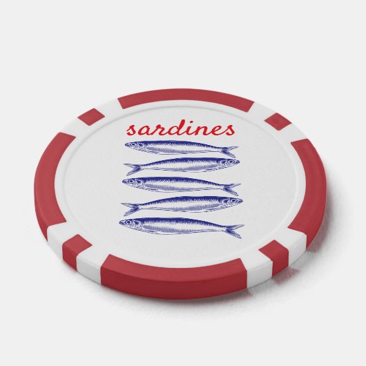 Sardines Poker Chips (Enkel)