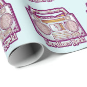 Sardines Rock Funny 80's Stereo Cadeaupapier (Rol Hoek)