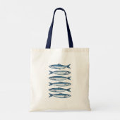 Sardines Tote Bag (Achterkant)