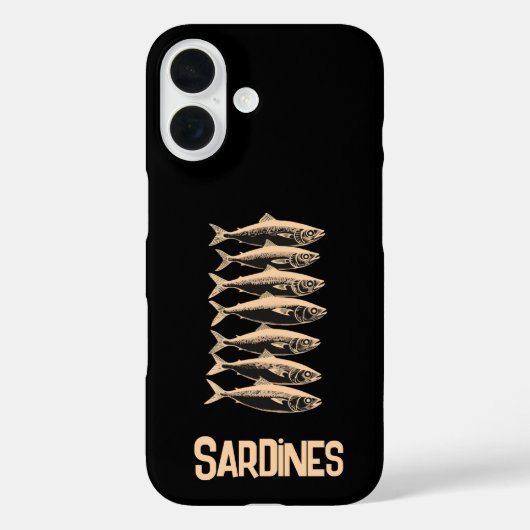 Sardines, visser Case-Mate iPhone case (Achterkant)