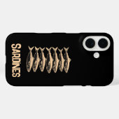 Sardines, visser Case-Mate iPhone case (Achterkant (horizontaal))
