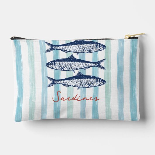 Sardines Visser Esthetische Kuststrepen Etui (Achterkant)