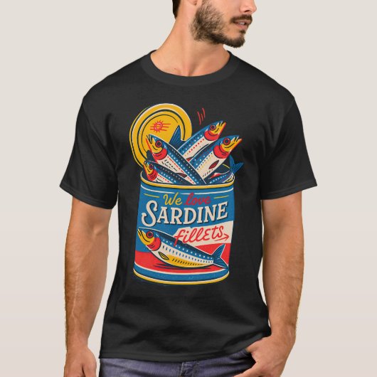Sardinesfilets Poster T-shirt (Voorkant)