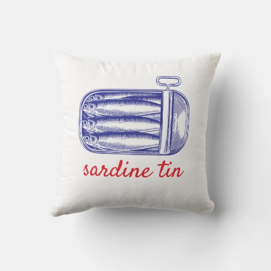 Sardinetine Kussen (Achterkant)