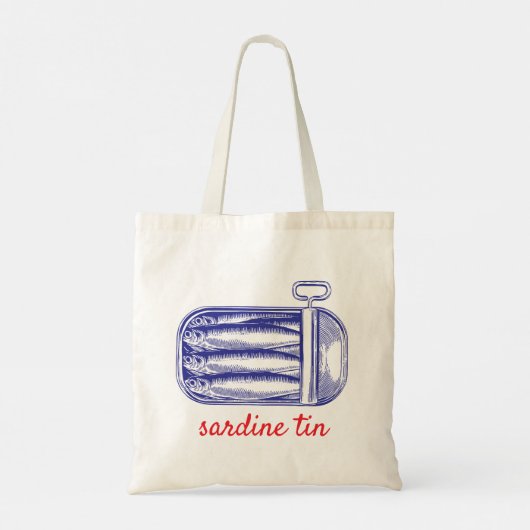 Sardinetine Tote Bag (Achterkant)