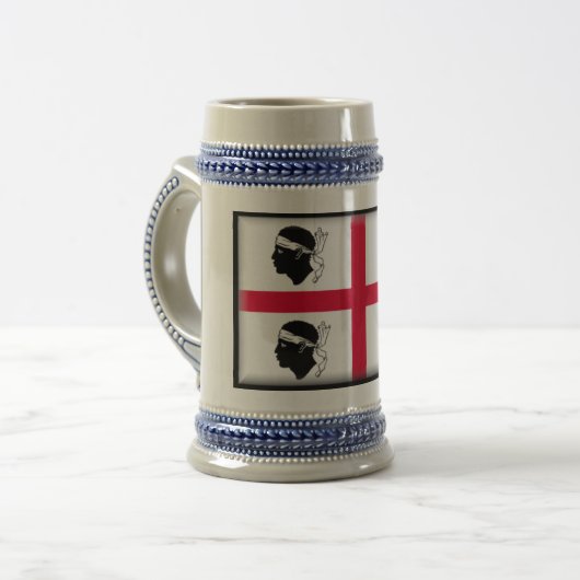Sardinia Flag Bierpul (Voorkant links)