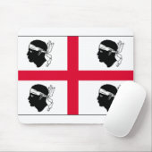 Sardinia Flag Mousepad Muismat (Met muis)