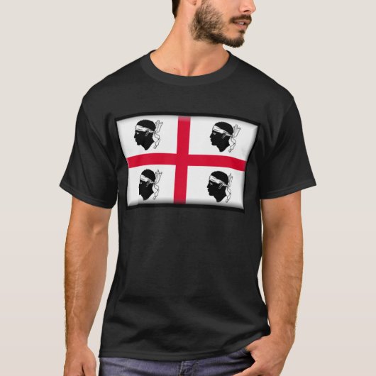 Sardinia Flag T-shirt (Voorkant)