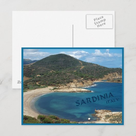 Sardinië Briefkaart (Voorkant / Achterkant)