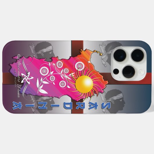 Sardinië Case-Mate iPhone Case (Achterkant (horizontaal))