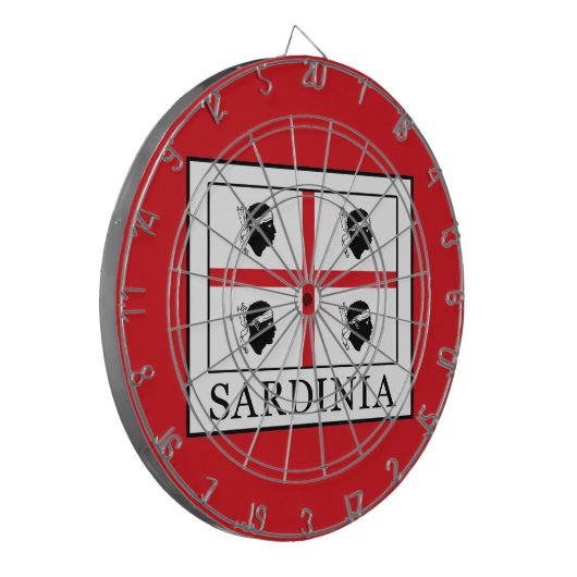 Sardinië Dartbord (Voorkant Links)
