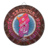 Sardinië Dartbord (Voorkant)