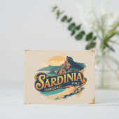 Sardinië Eiland Escapade Briefkaart (Staand voorkant)