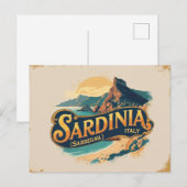 Sardinië Eiland Escapade Briefkaart (Voorkant / Achterkant)