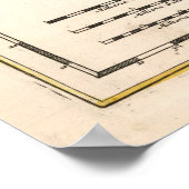  Sardinië en Corsica Map (1682) Poster (Hoek)