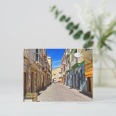 Sardinië - hoofdstraat in Carloforte Briefkaart (Staand voorkant)