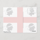 Sardinië, Italiaanse vlag Briefkaart (Achterkant)