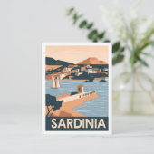 Sardinië Italië Beroemde reisplaats Briefkaart (Staand voorkant)
