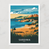 Sardinië Italië Briefkaart (Voorkant)