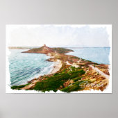 Sardinië Italië Eilandreizen Poster (Voorkant)