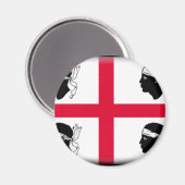 Sardinië-Italië Magneet (Voorkant / Achterkant)