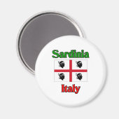 Sardinië Italië Magneet (Voorkant / Achterkant)