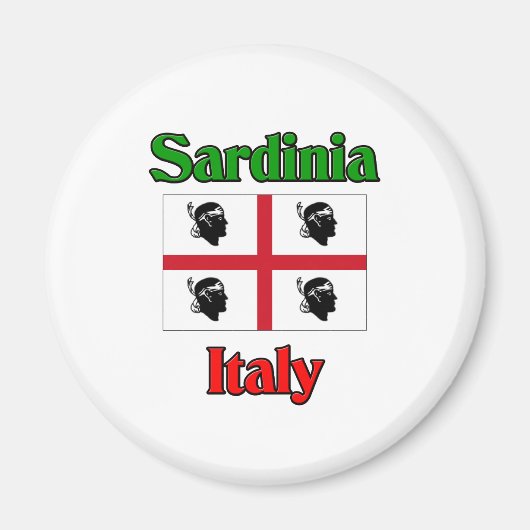 Sardinië Italië Magneet (Voorkant)