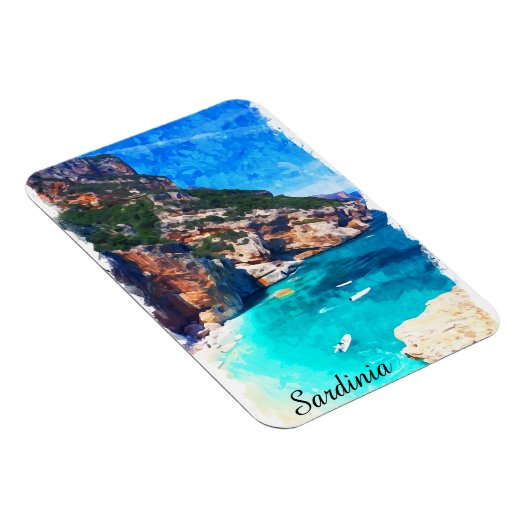 Sardinië Italië Mediterraan landschap Magneet (Rechterzijde)