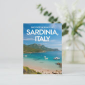 Sardinië Italië Reizen Briefkaart (Staand voorkant)