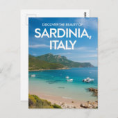 Sardinië Italië Reizen Briefkaart (Voorkant / Achterkant)