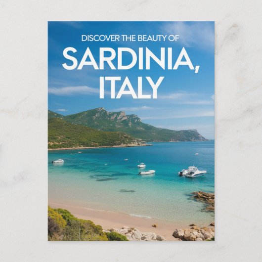 Sardinië Italië Reizen Briefkaart (Voorkant)