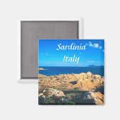 Sardinië Italië Reizen Souvenir Koelkast Magnet (Voorkant / Achterkant)