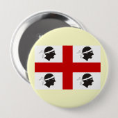 Sardinië, Italië Ronde Button 4,0 Cm (Voorkant /achterkant)