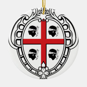 Sardinië (Italië) Wapenstoofpot Keramisch Ornament