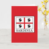 Sardinië Kaart (Gele Bloem)