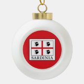 Sardinië Keramische Bal Ornament (Voorkant)