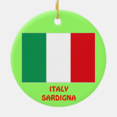 Sardinië* kerstversiering keramisch ornament (Achterkant)